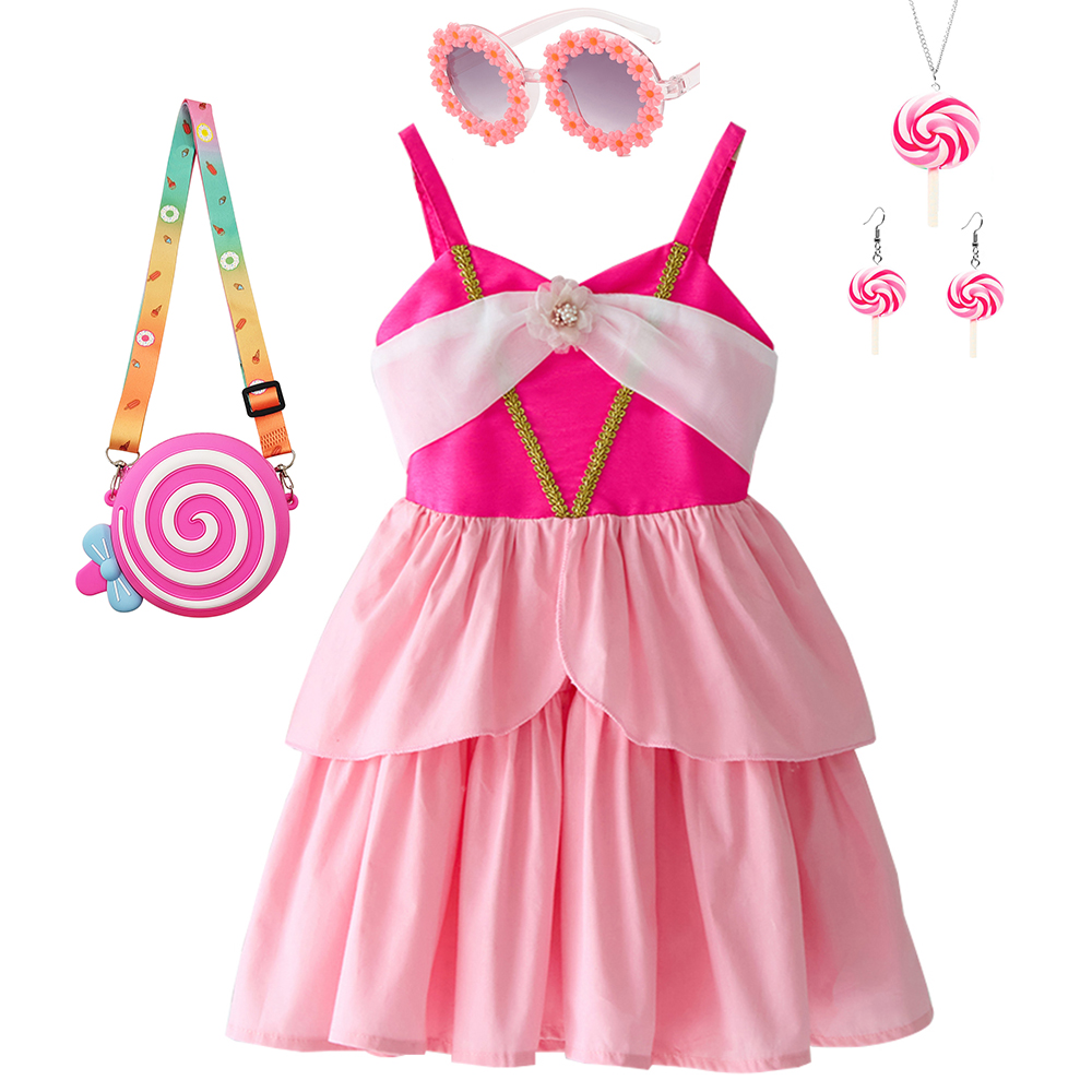 Summer Rose Clothing - Kids Girl Rose Dress Summer Sleeveless