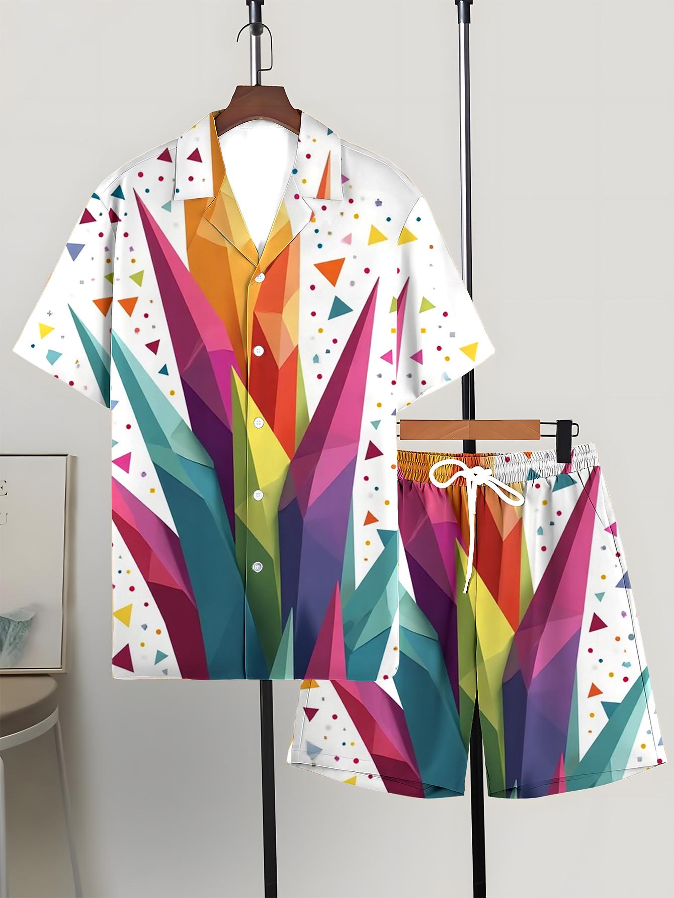 Summer Clothing Y2K - Men's Shirt Sets 2026 Spring/Summer outfits