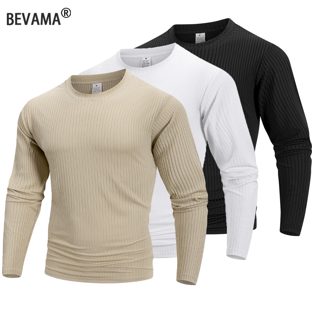 Summer Clothing Guys - Spring Summer Men's Crew Neck Long