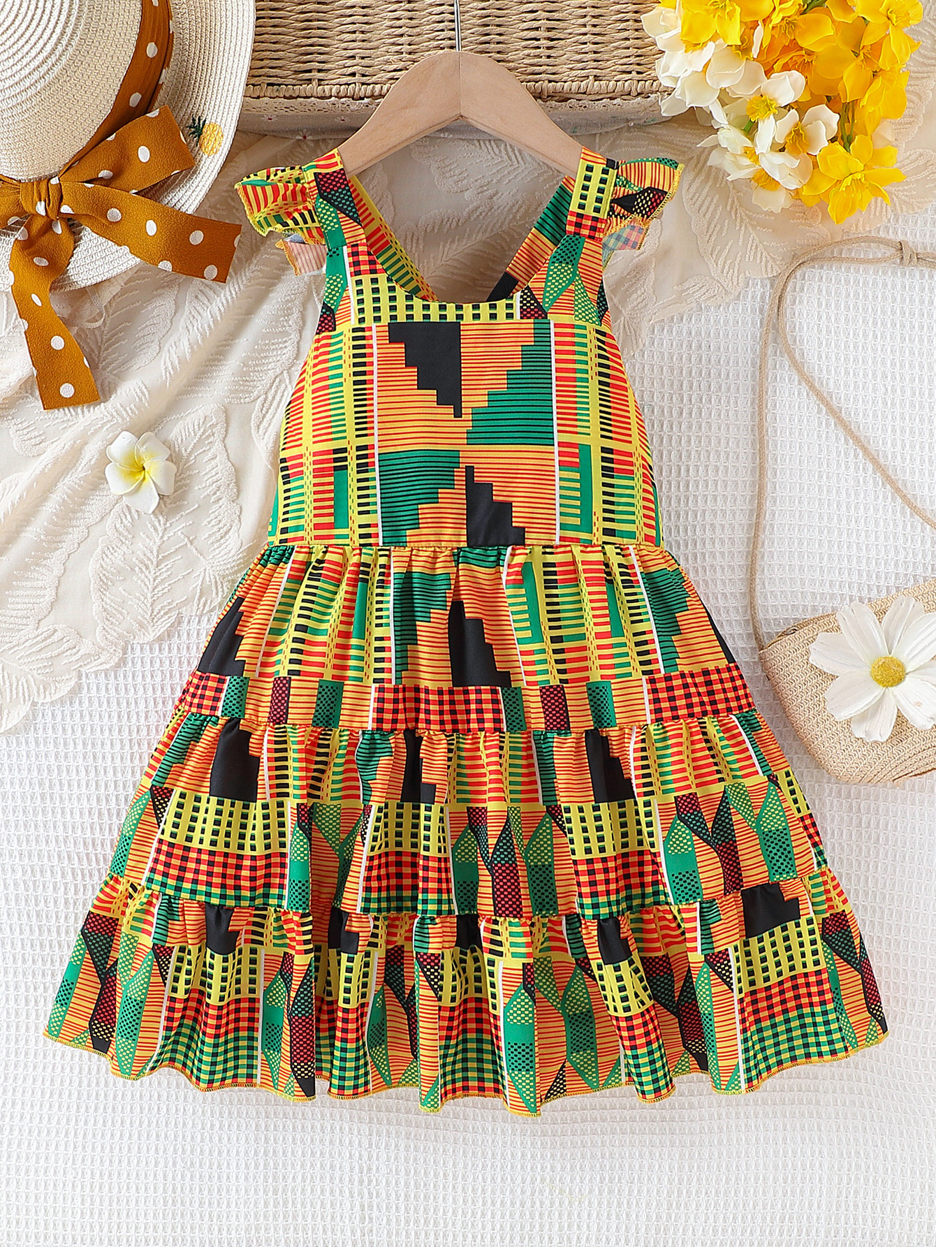 Summer Clothing For Girls - Girls summer African bohemian style flying