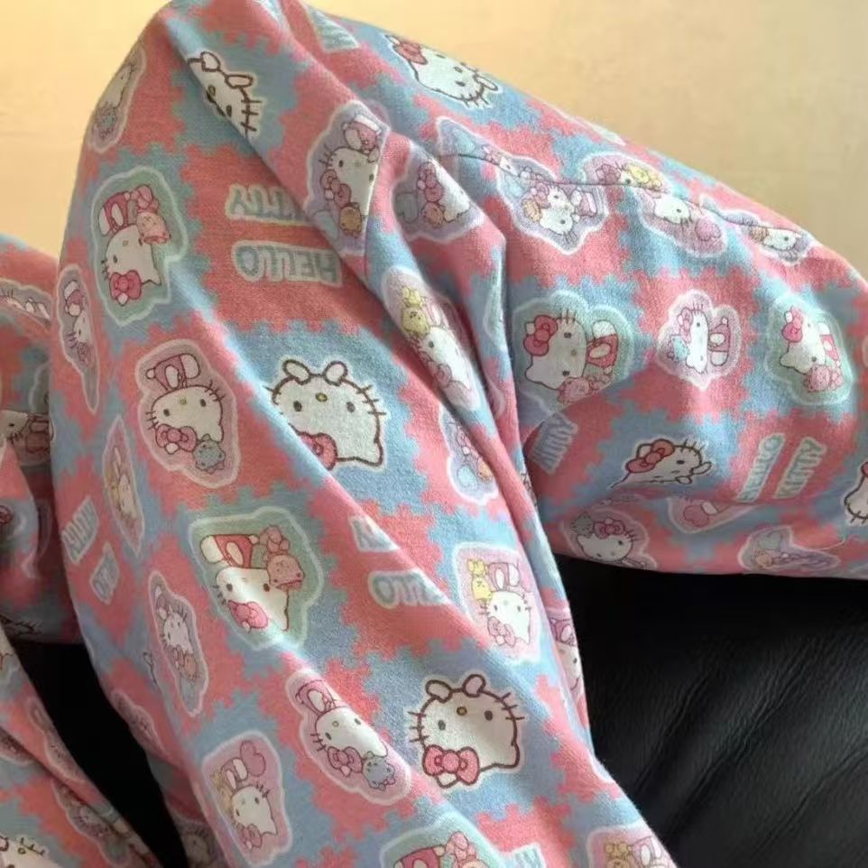 Summer Clothing For Japan - Anime Hello Kitty Pajama Pants Kt