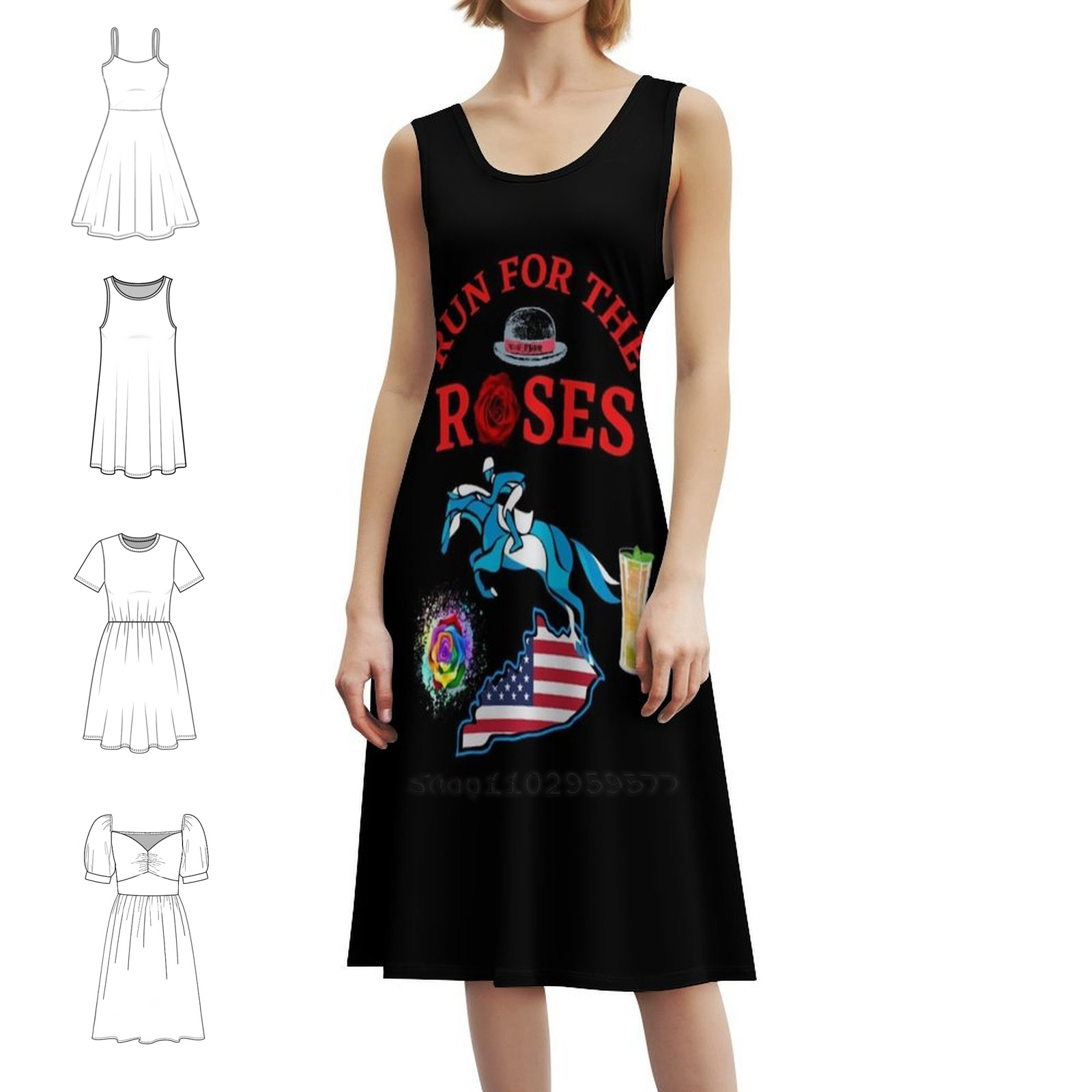 Summer Rose Clothing - Run For The Roses Women's Streetwear
