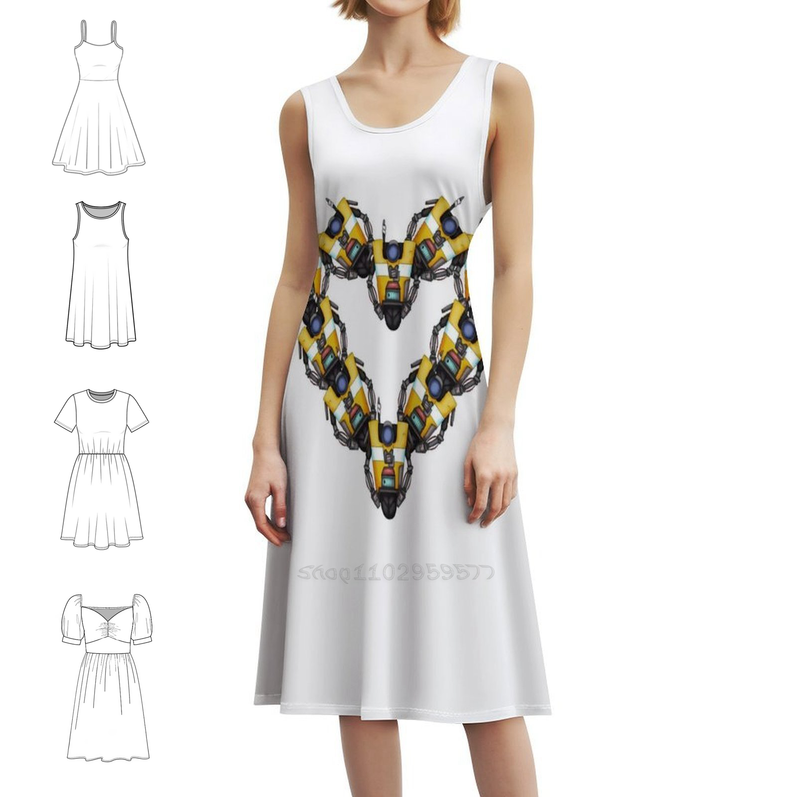 Summer Clothing Vacation - Claptrap Heart Sexy Vacation Dress For