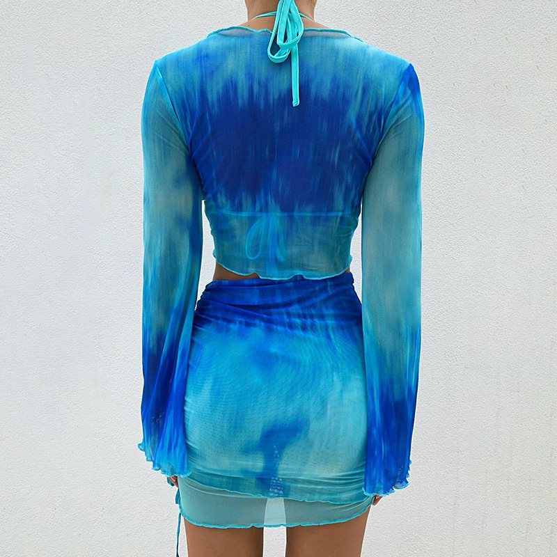 Nsangu Sexy Two Piece Set Blue - Summer Clothing Vacation のレビューと価格