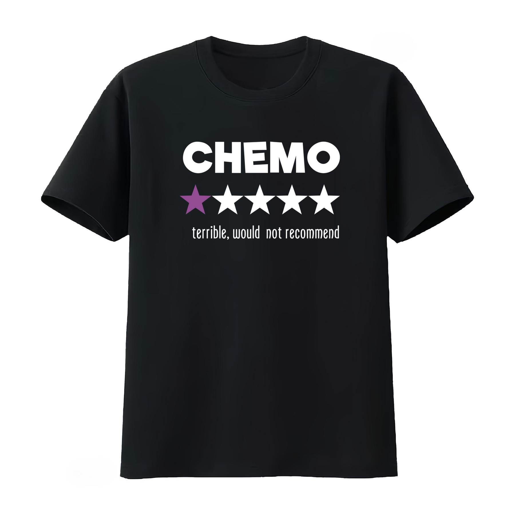 Funny Chemo T-Shirt with Star  - Summer Clothing Recommendations のレビューと価格