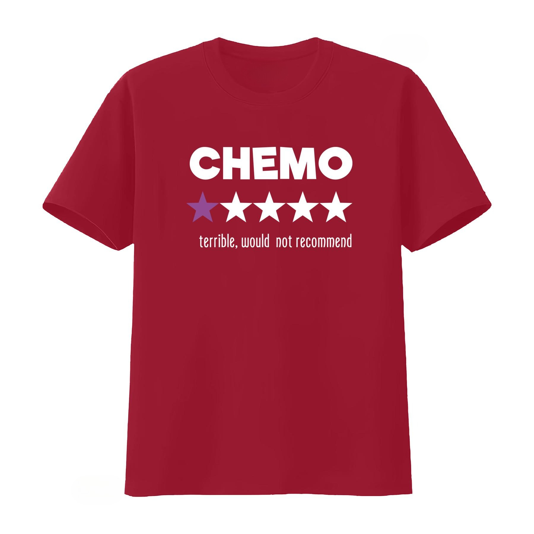 Funny Chemo T-Shirt with Star  - Summer Clothing Recommendations のレビューと価格