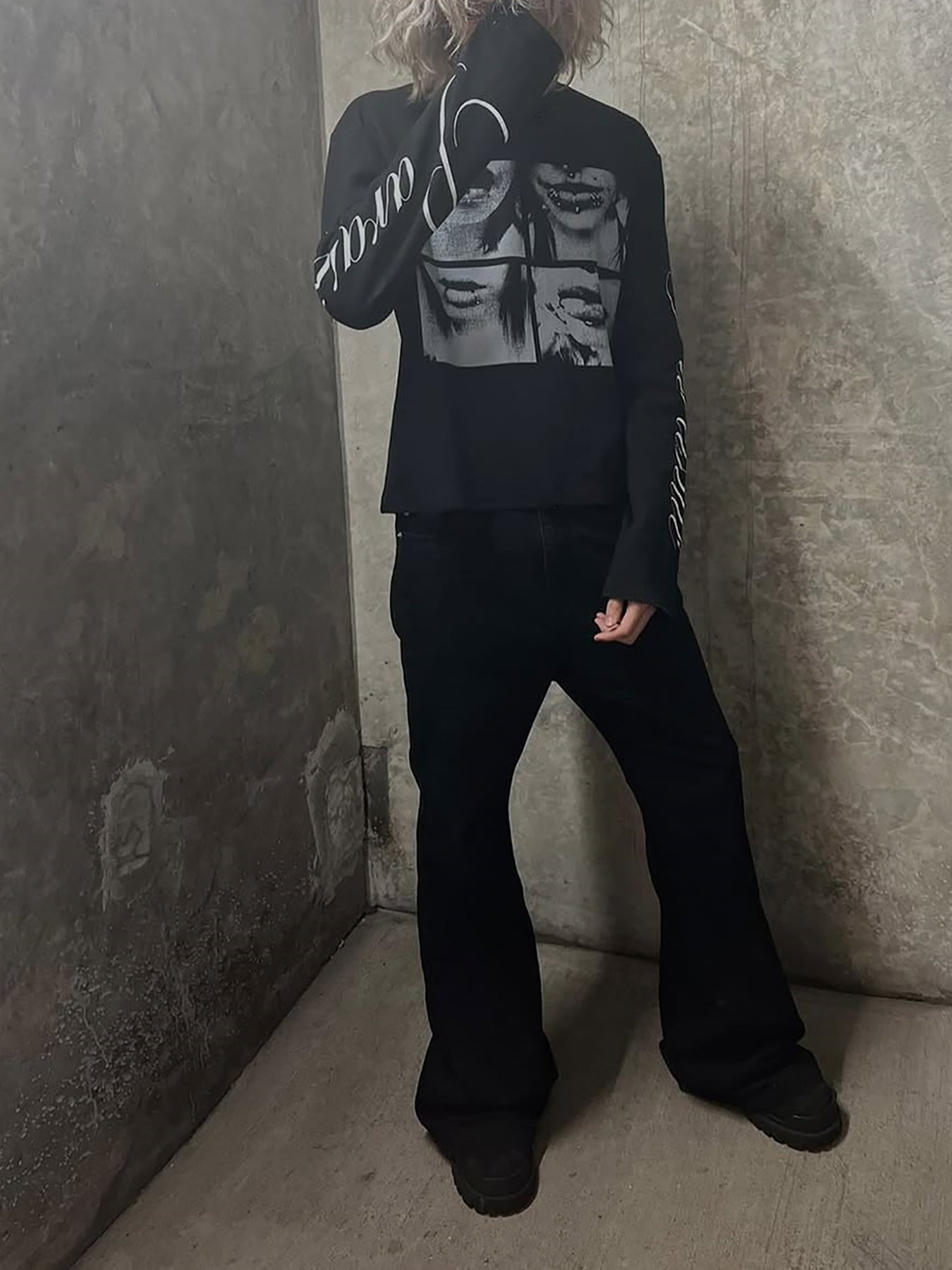 Dark style street punk unisex  - Summer Clothing Guys のレビューと価格
