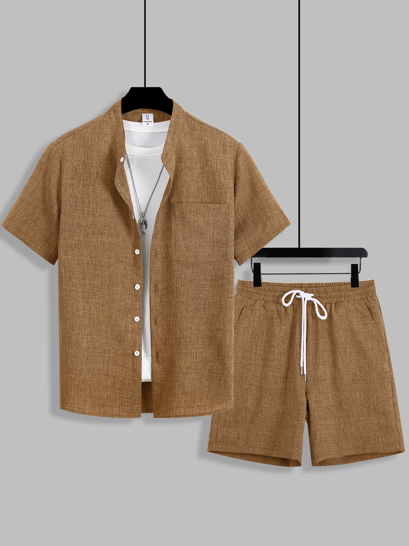 Summer Men's Cotton Linen Text - Summer Clothing Trends のレビューと価格