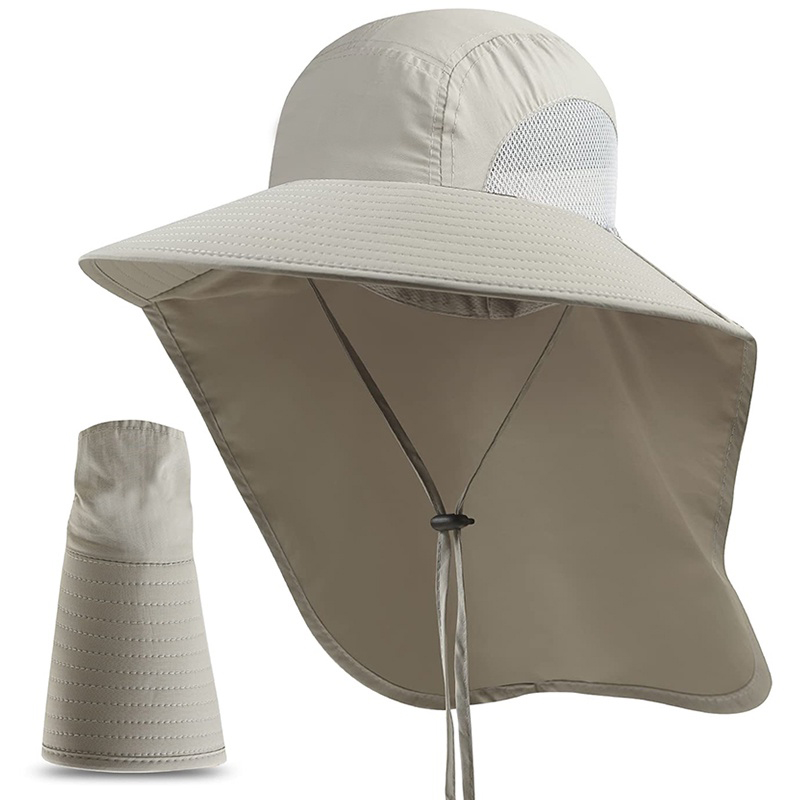 Waterproof Nylon Hat With Mesh - Sun Hat Wide Brim のレビューと価格