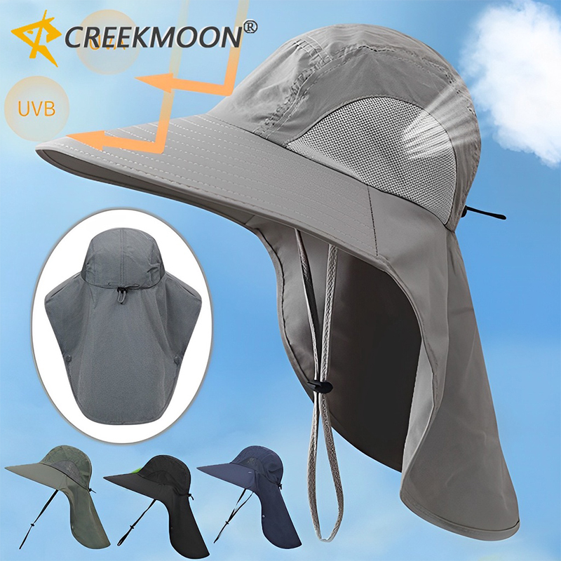 Waterproof Nylon Hat With Mesh - Sun Hat Wide Brim のレビューと価格