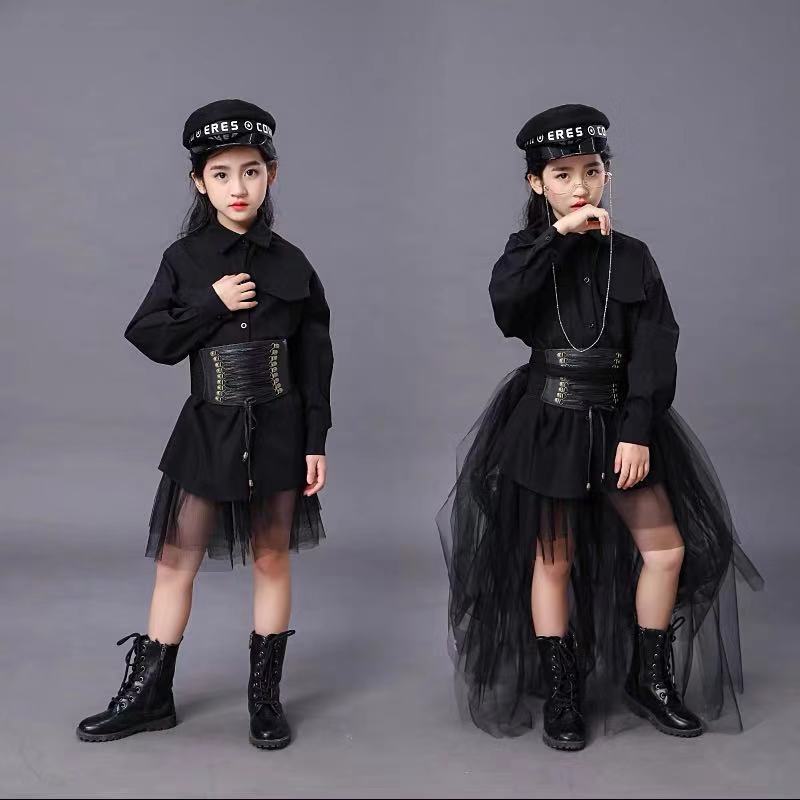Children's Black Suit Girls Mo - Summer Clothing For Girls のレビューと価格