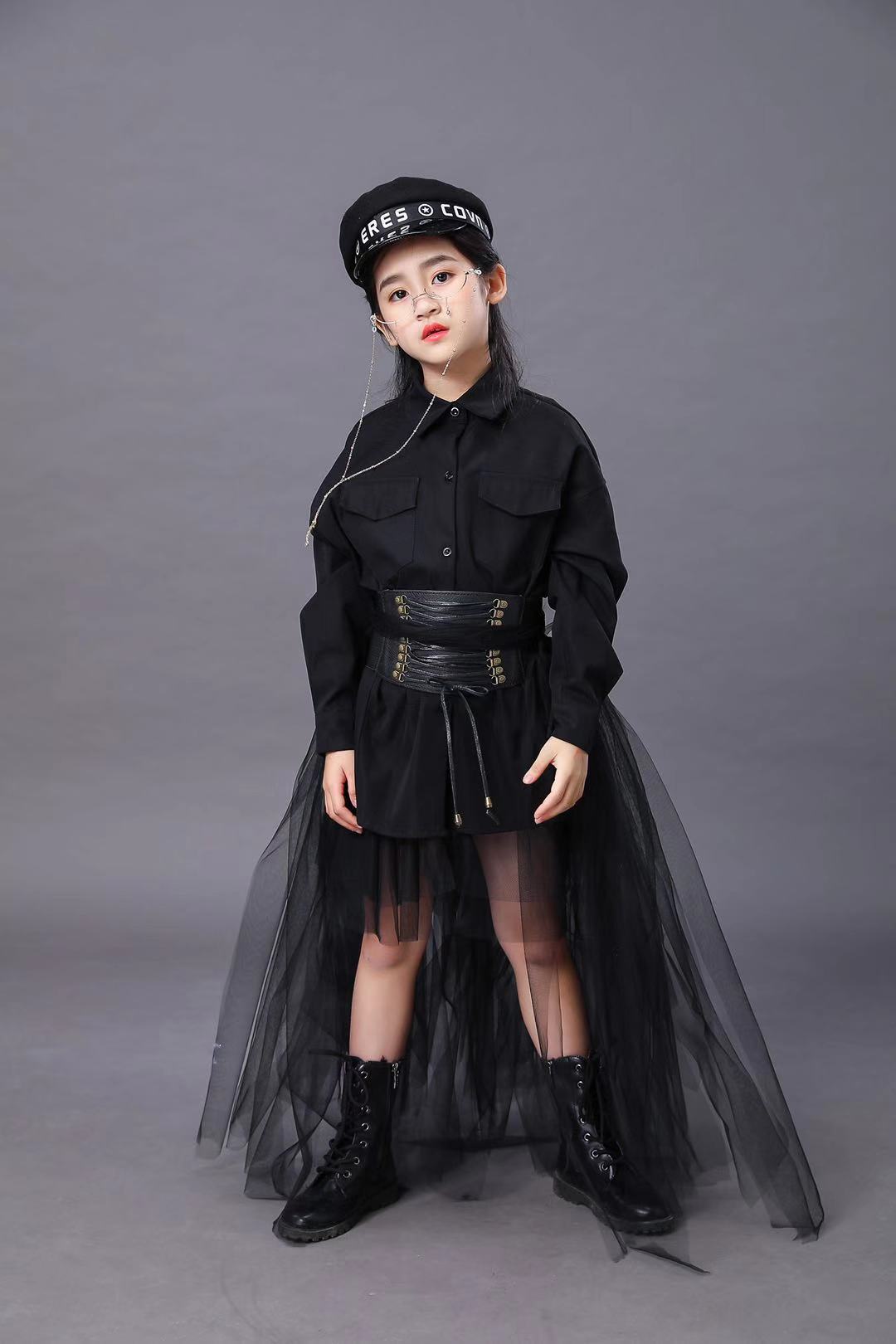 Children's Black Suit Girls Mo - Summer Clothing For Girls のレビューと価格