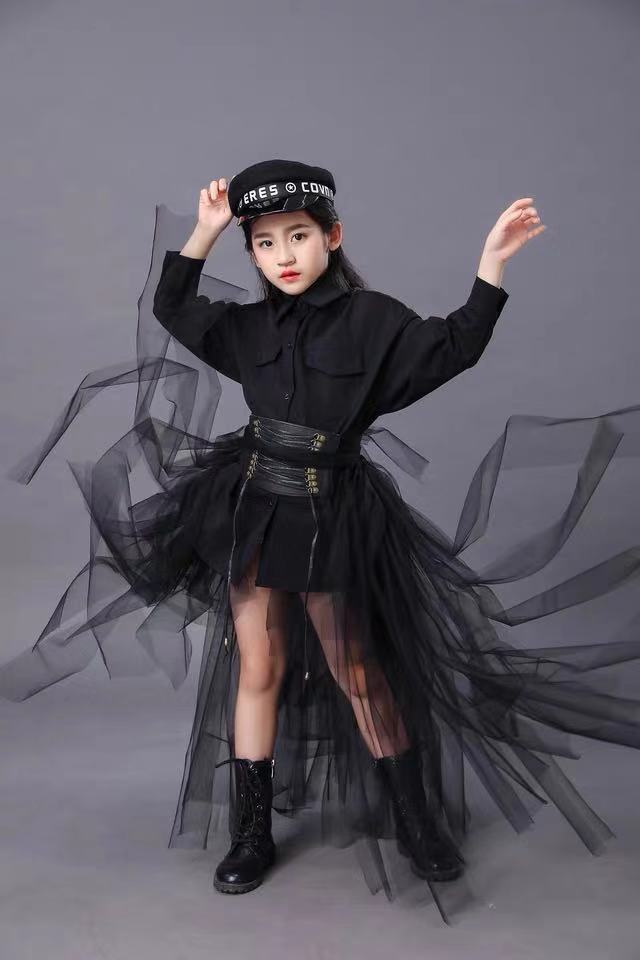 Children's Black Suit Girls Mo - Summer Clothing For Girls のレビューと価格