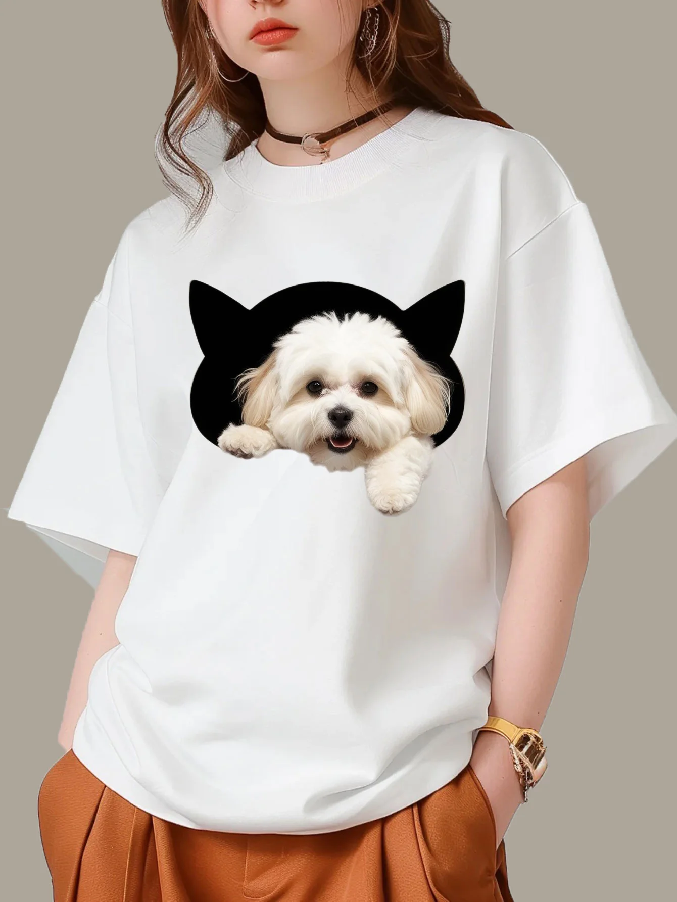 Dog Print Fun & Cheerful Women - Summer Clothing Looks のレビューと価格