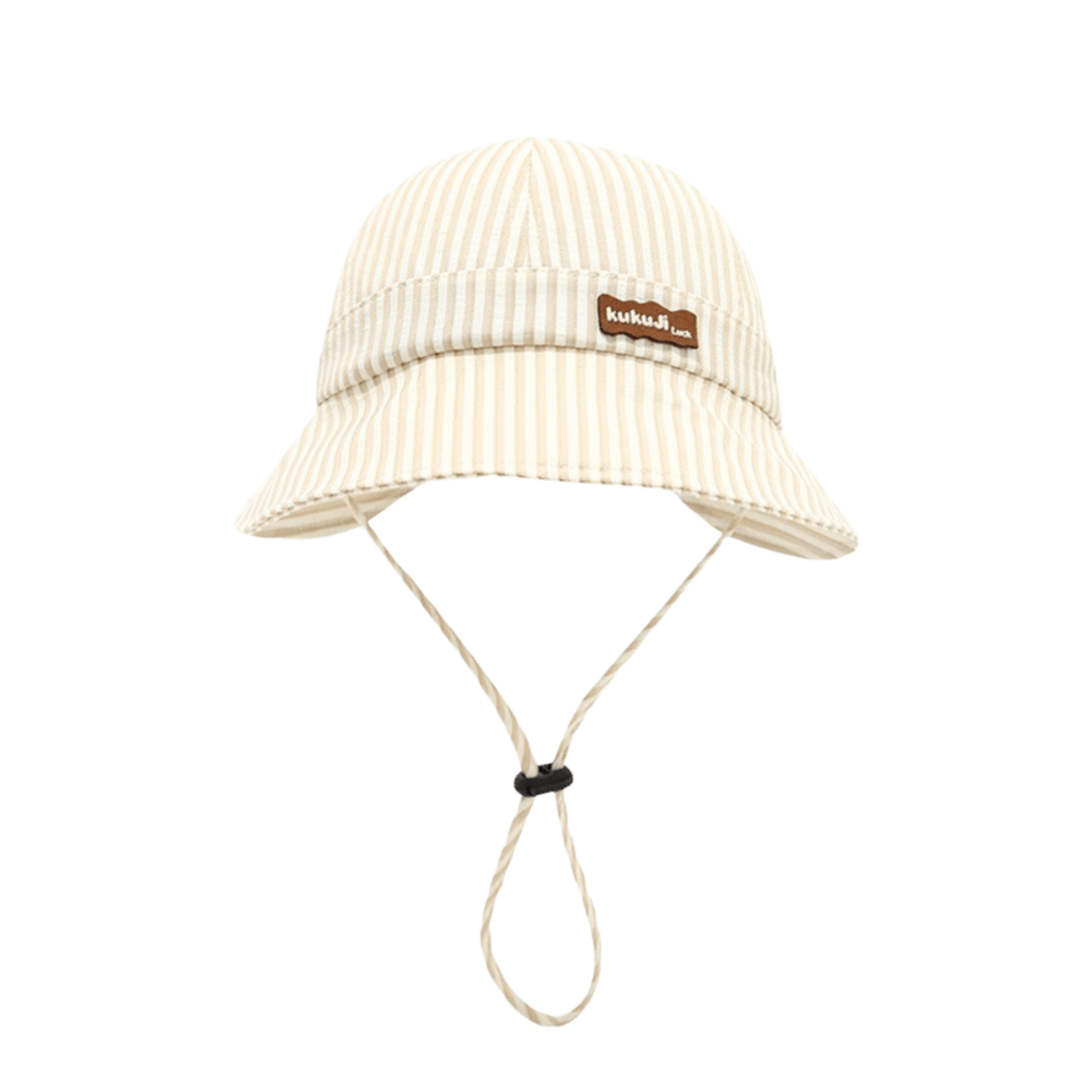 New Striped Baby Bucket Hat Ad - Sun Hat Wide Brim のレビューと価格