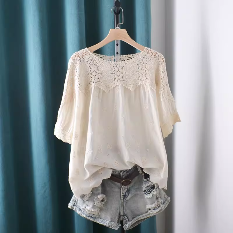 2026 Hollow Out Lace Patchwork - Summer Clothing For Japan のレビューと価格