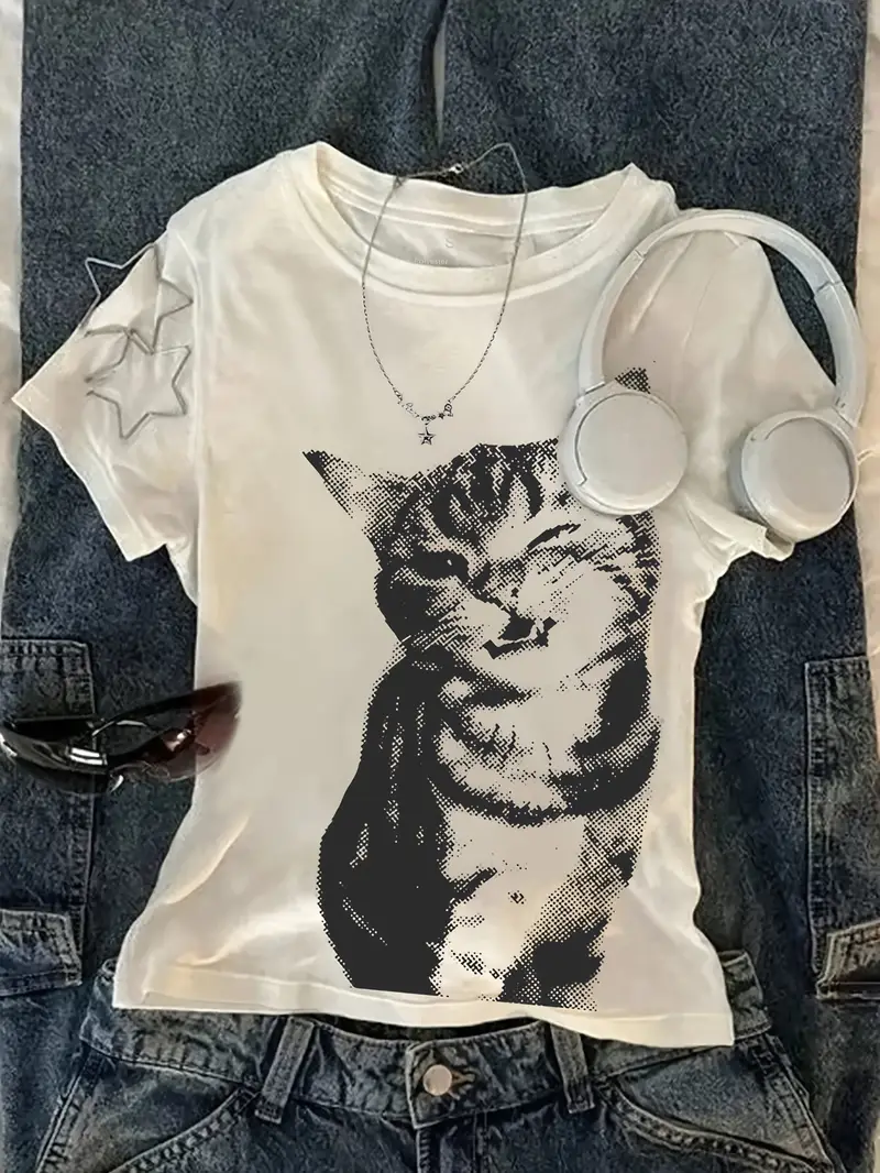 Summer Harajuku Letter Graphic - Summer Clothing Y2K のレビューと価格