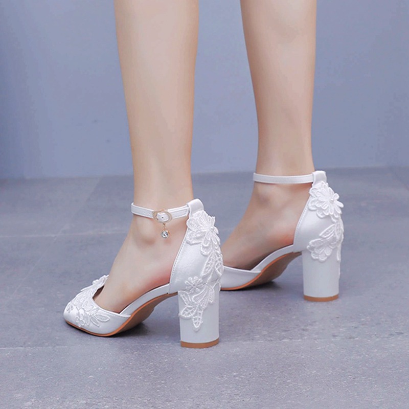 Women White Silk High Heels Su - Summer Closet のレビューと価格