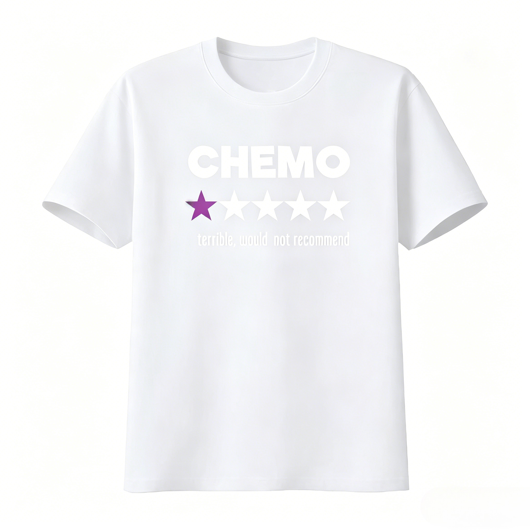 Funny Chemo T-Shirt with Star  - Summer Clothing Recommendations のレビューと価格