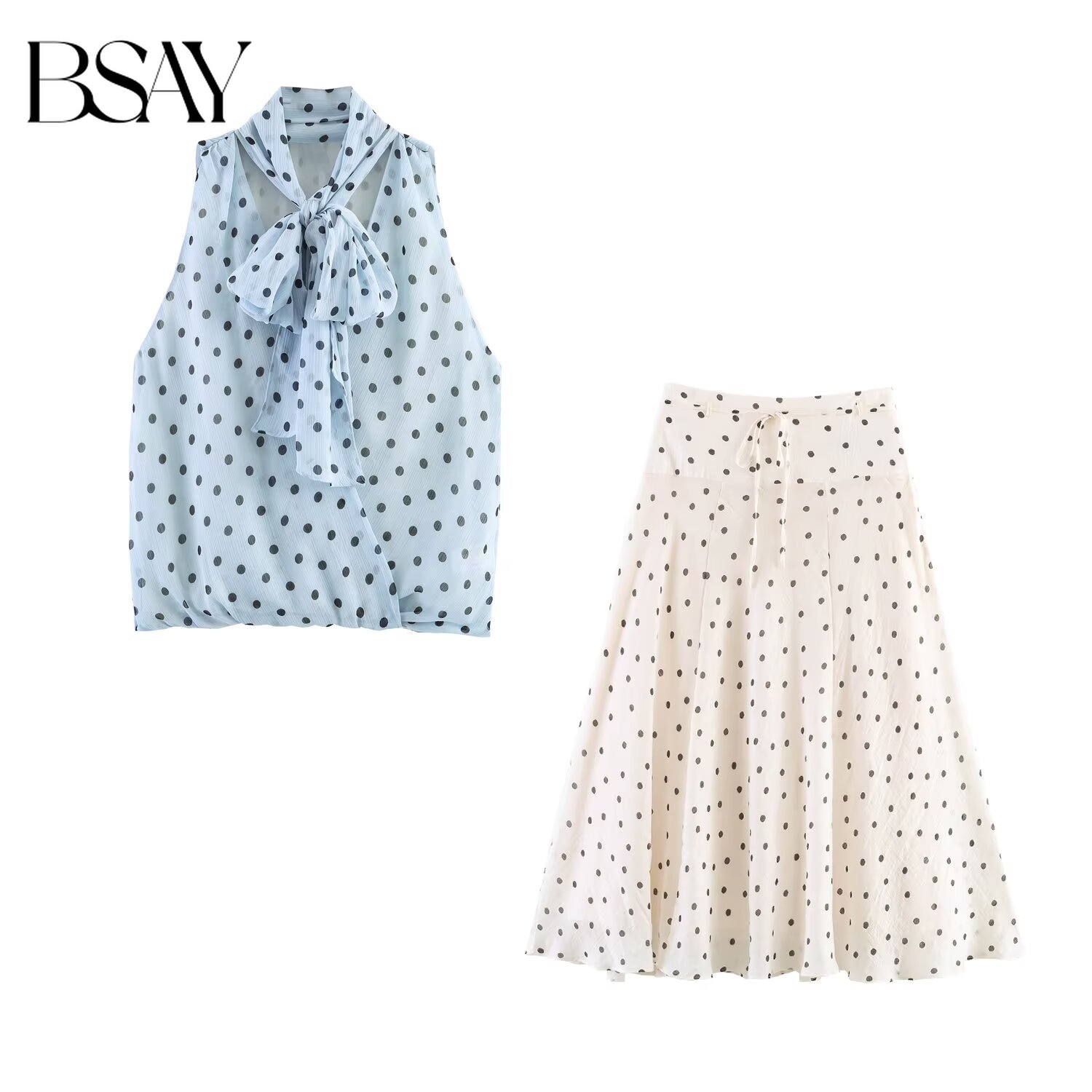 BSAY Summer New Women's Polka  - Summer Clothing Vacation のレビューと価格