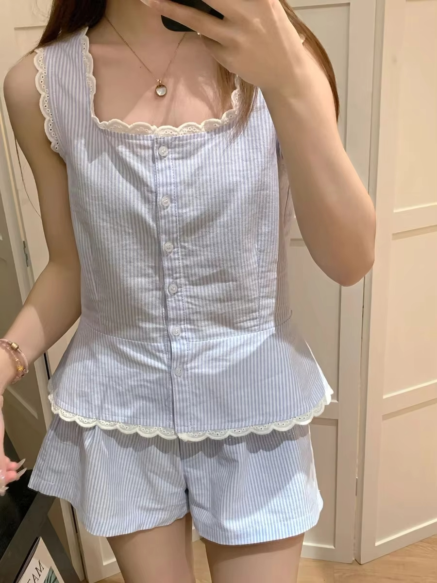 Striped Women Pajamas Summer S - Summer House Clothing のレビューと価格