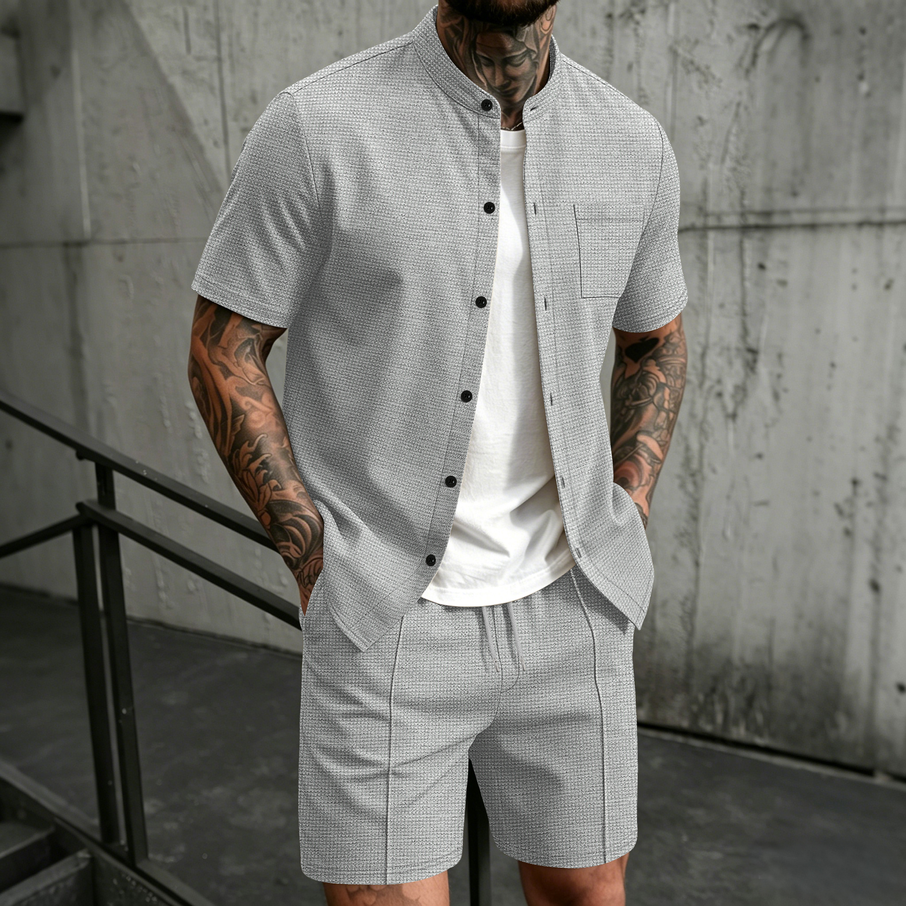 Men's 2 Piece Outfit, Stand Co - Summer Clothing Guys のレビューと価格