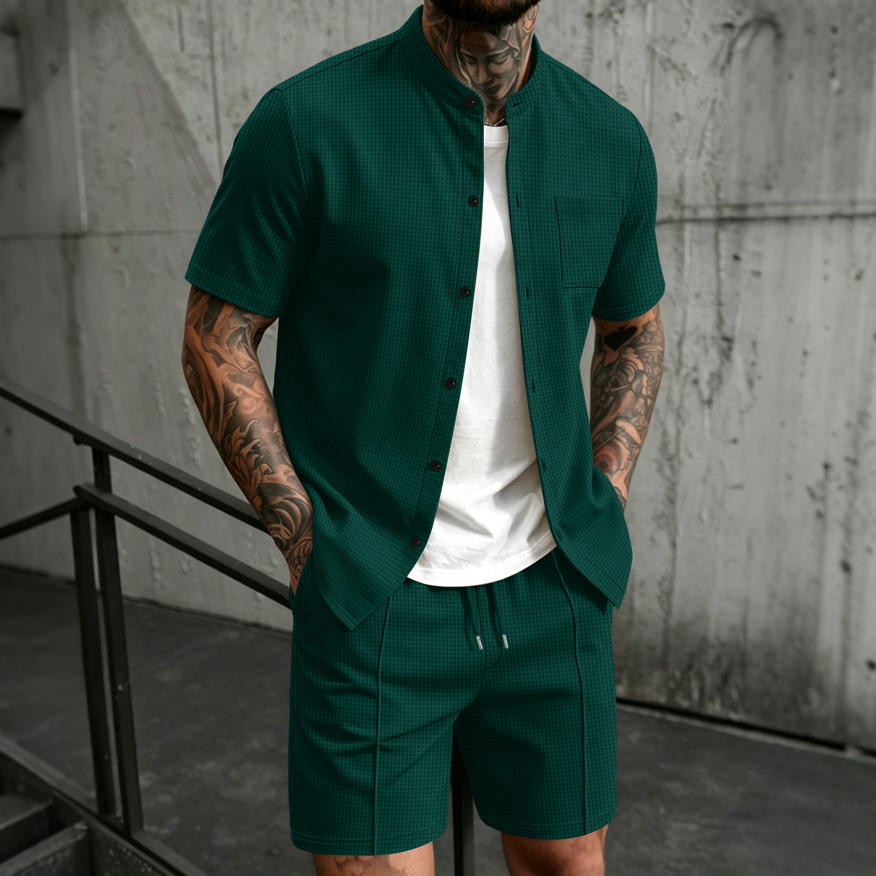 Men's 2 Piece Outfit, Stand Co - Summer Clothing Guys のレビューと価格