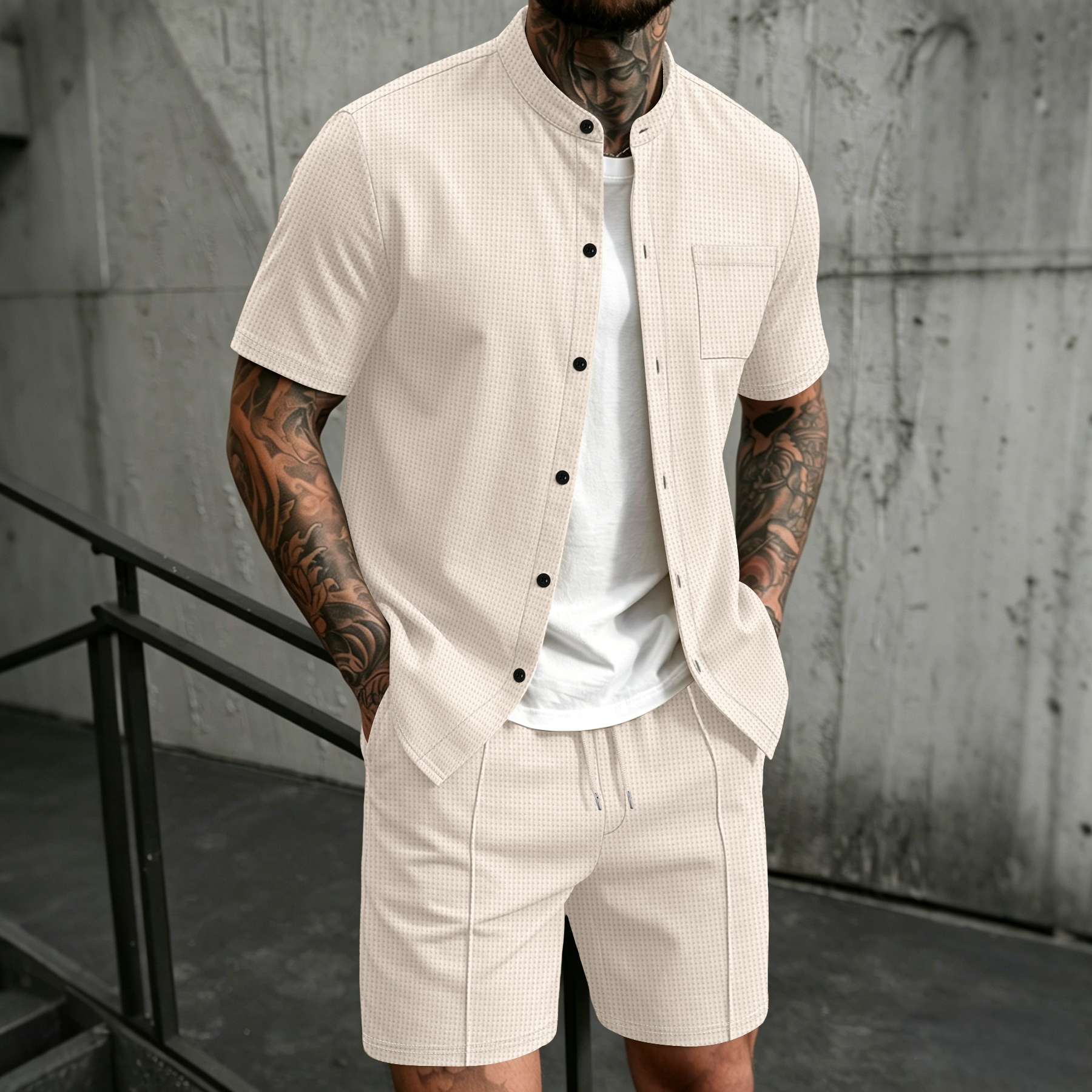 Men's 2 Piece Outfit, Stand Co - Summer Clothing Guys のレビューと価格