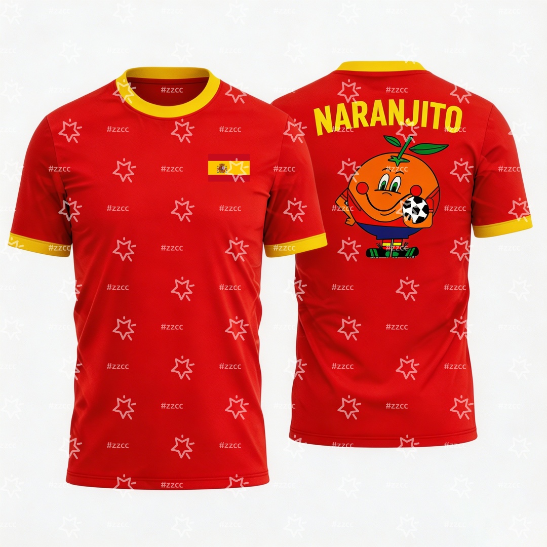 2026 Naranjito Graphic Footbal - Summer Clothing In Spanish のレビューと価格