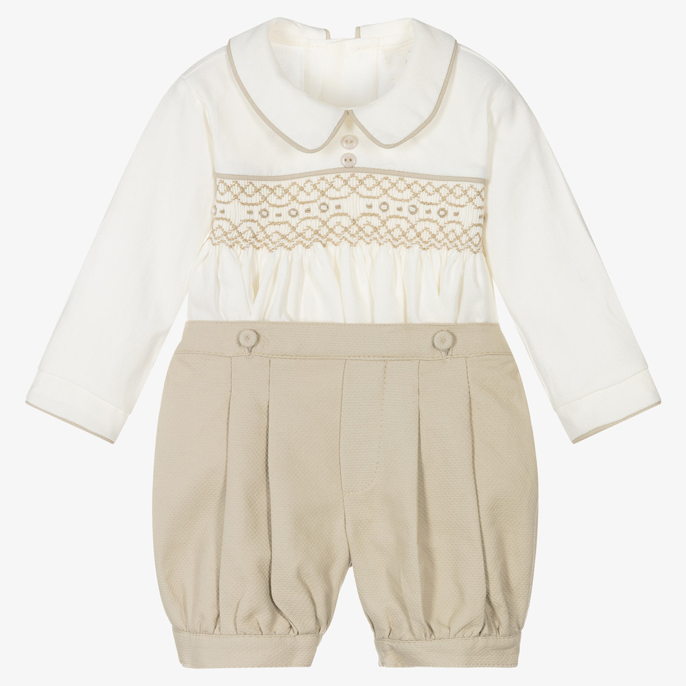 Spanish Baby Boy Hand-Smocked  - Summer Clothing In Spanish のレビューと価格