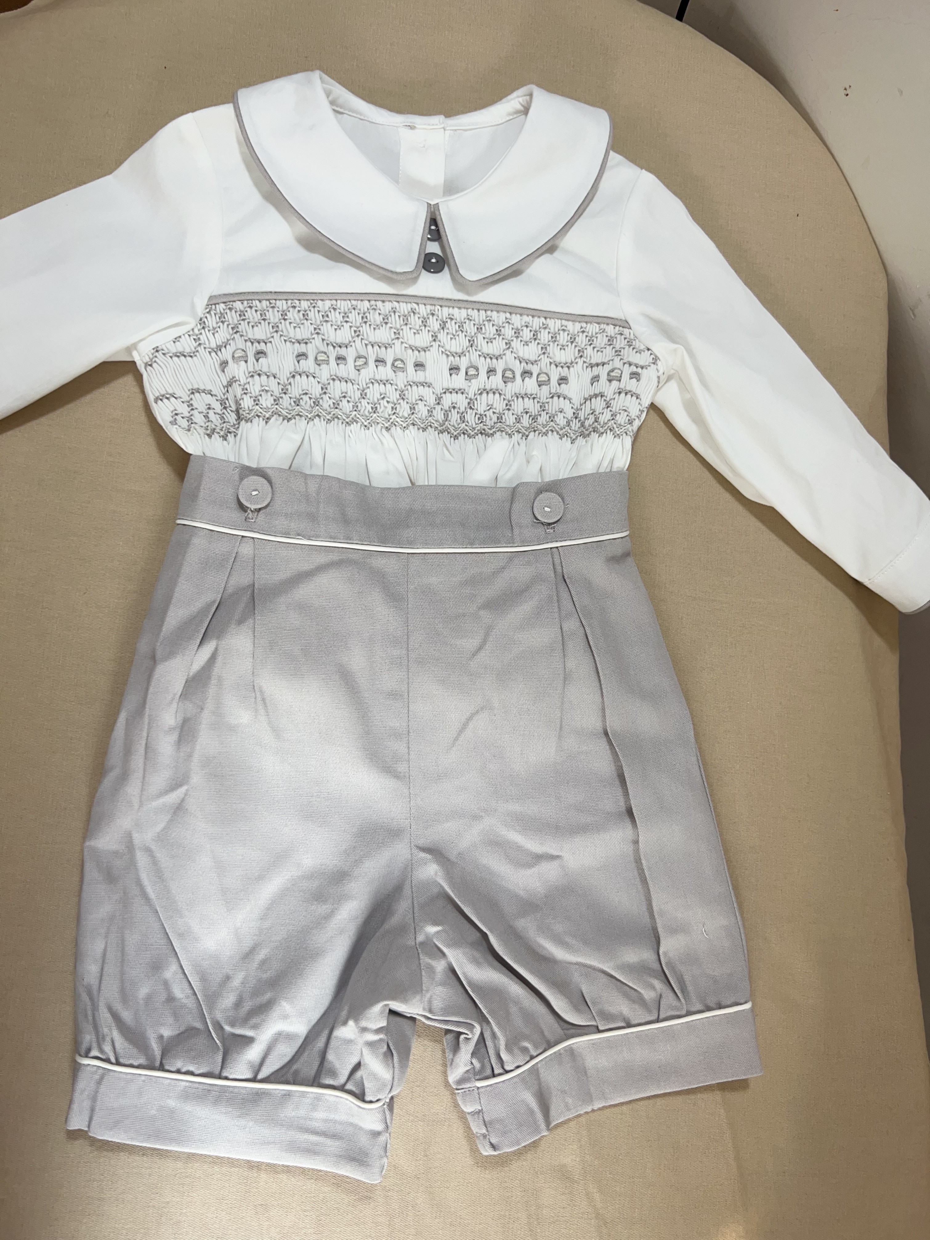 Spanish Baby Boy Hand-Smocked  - Summer Clothing In Spanish のレビューと価格
