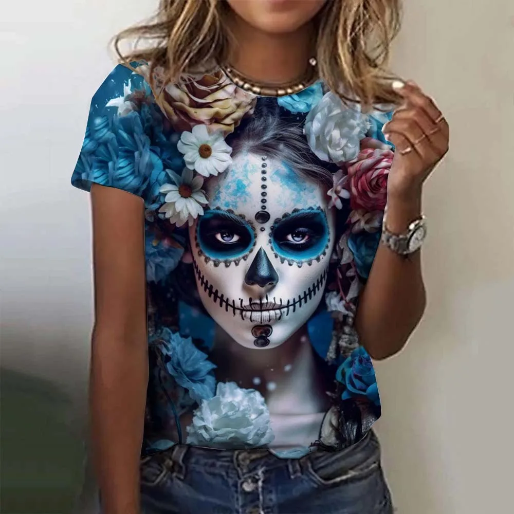 Mexican Day of the Dead Women' - Summer Rose Clothing のレビューと価格