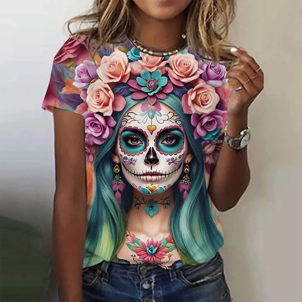 Mexican Day of the Dead Women' - Summer Rose Clothing のレビューと価格