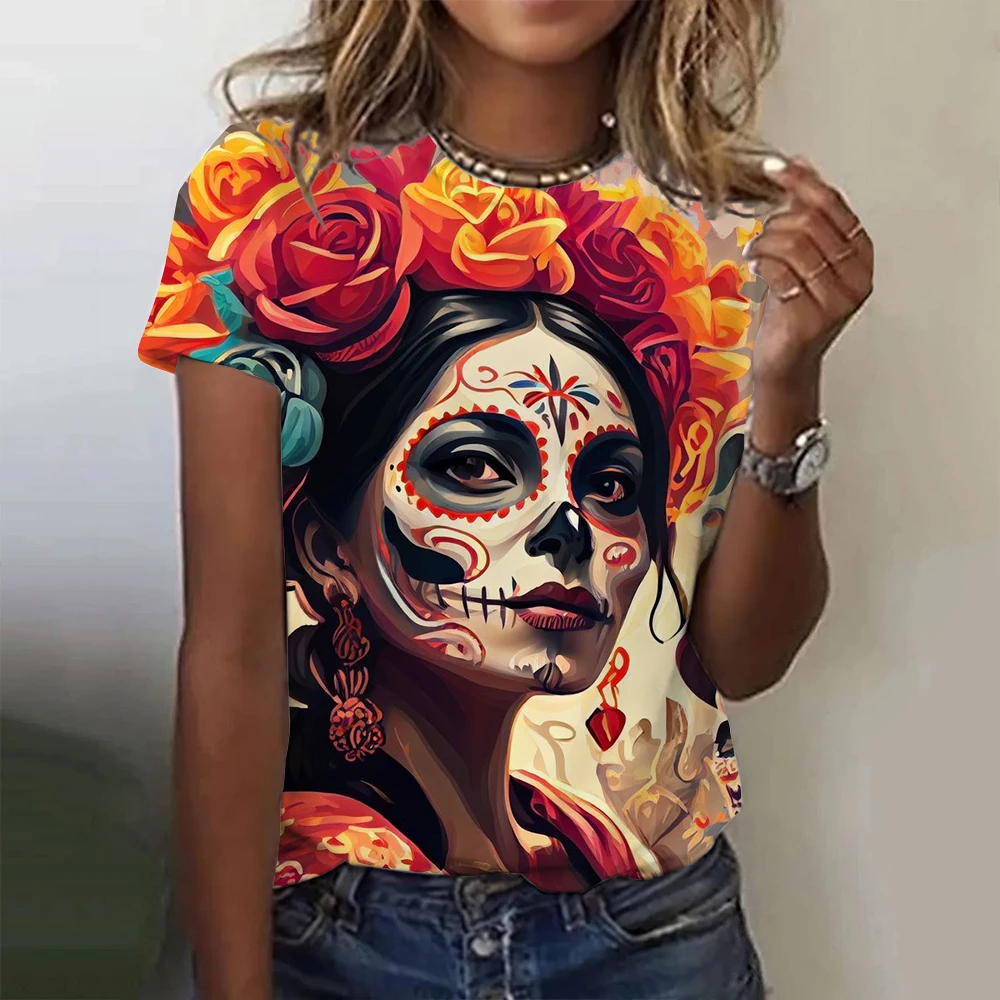 Mexican Day of the Dead Women' - Summer Rose Clothing のレビューと価格