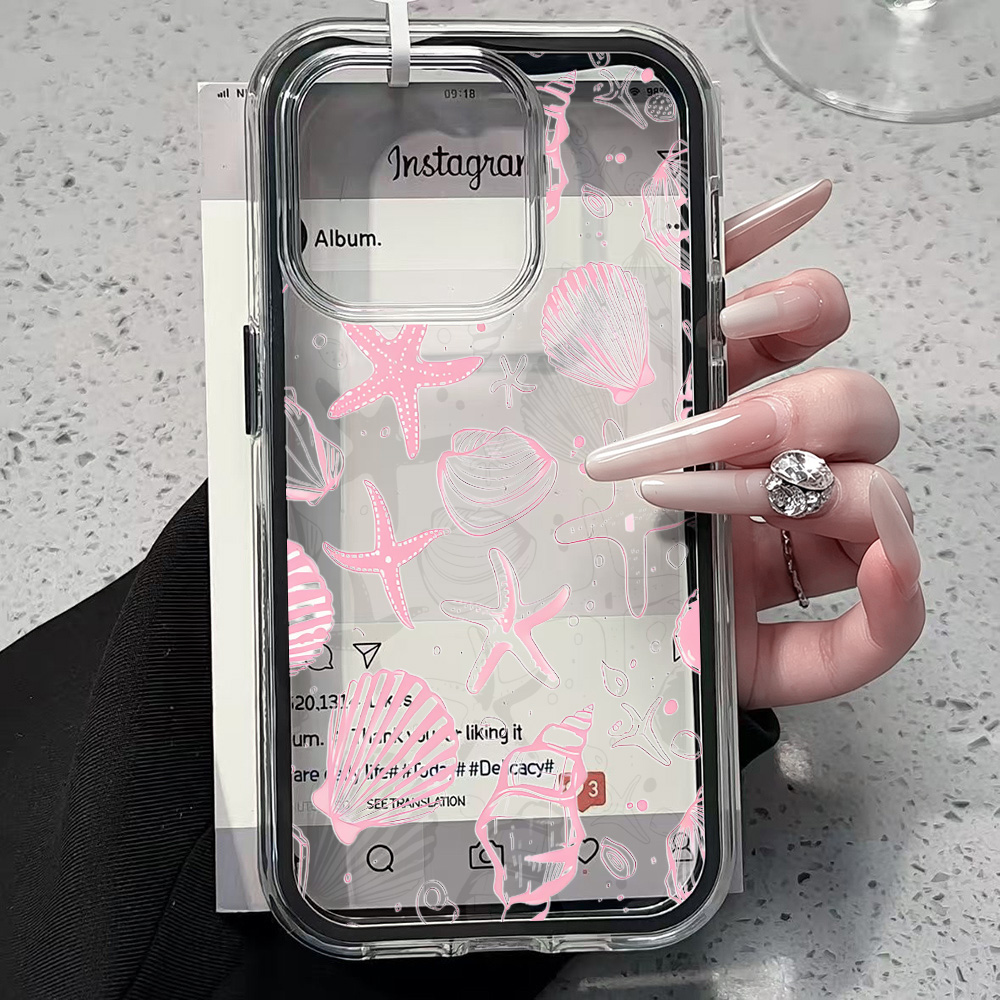 Summer Pink Seashell Clear Pho - Summer Closet のレビューと価格
