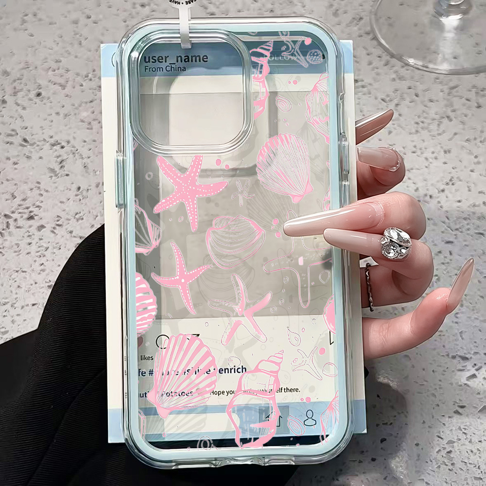 Summer Pink Seashell Clear Pho - Summer Closet のレビューと価格