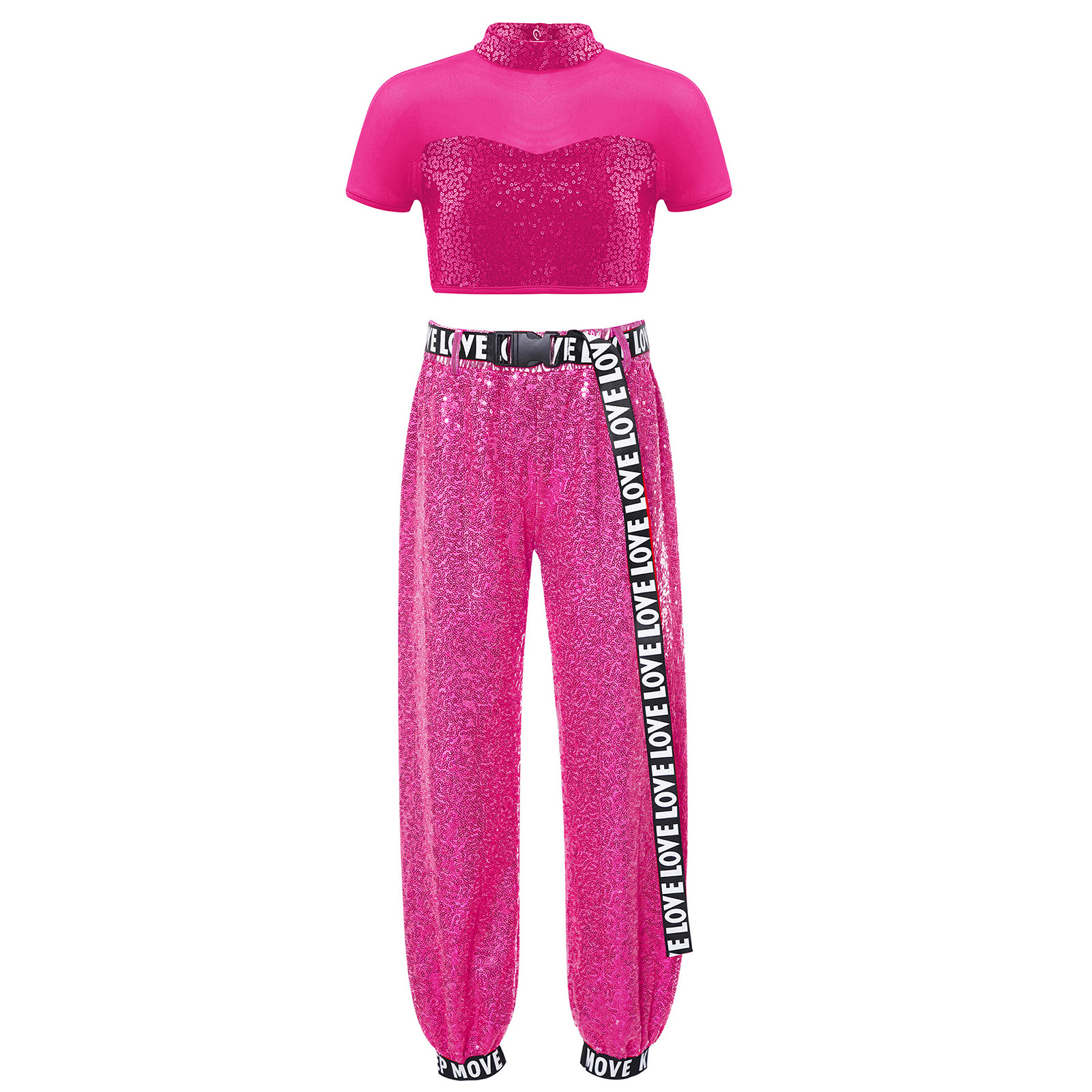 Children Shiny Sequins Dance C - Summer Clothing For Girls のレビューと価格