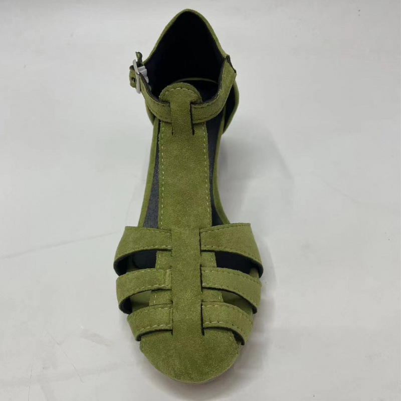 Women's Green Suede Kitten Hee - Summer Closet のレビューと価格