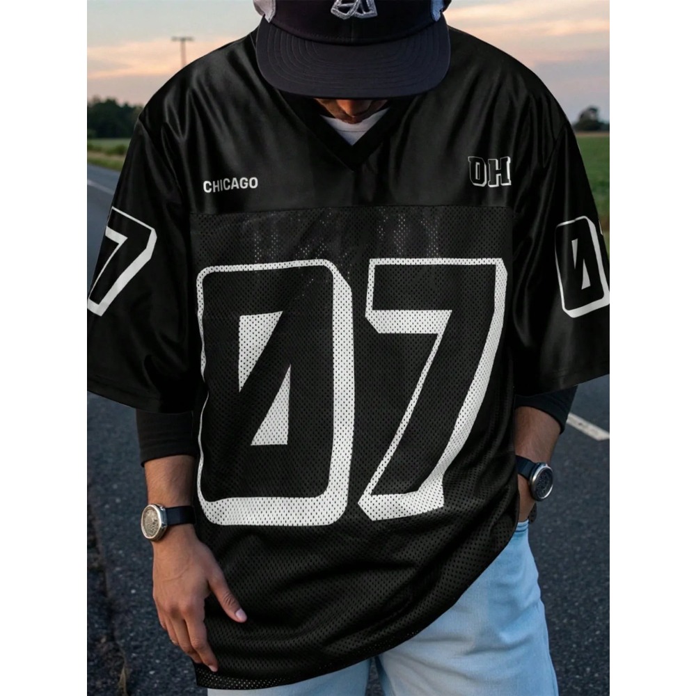 2026 Summer New Men's V-Neck T - Summer Clothing Trends のレビューと価格