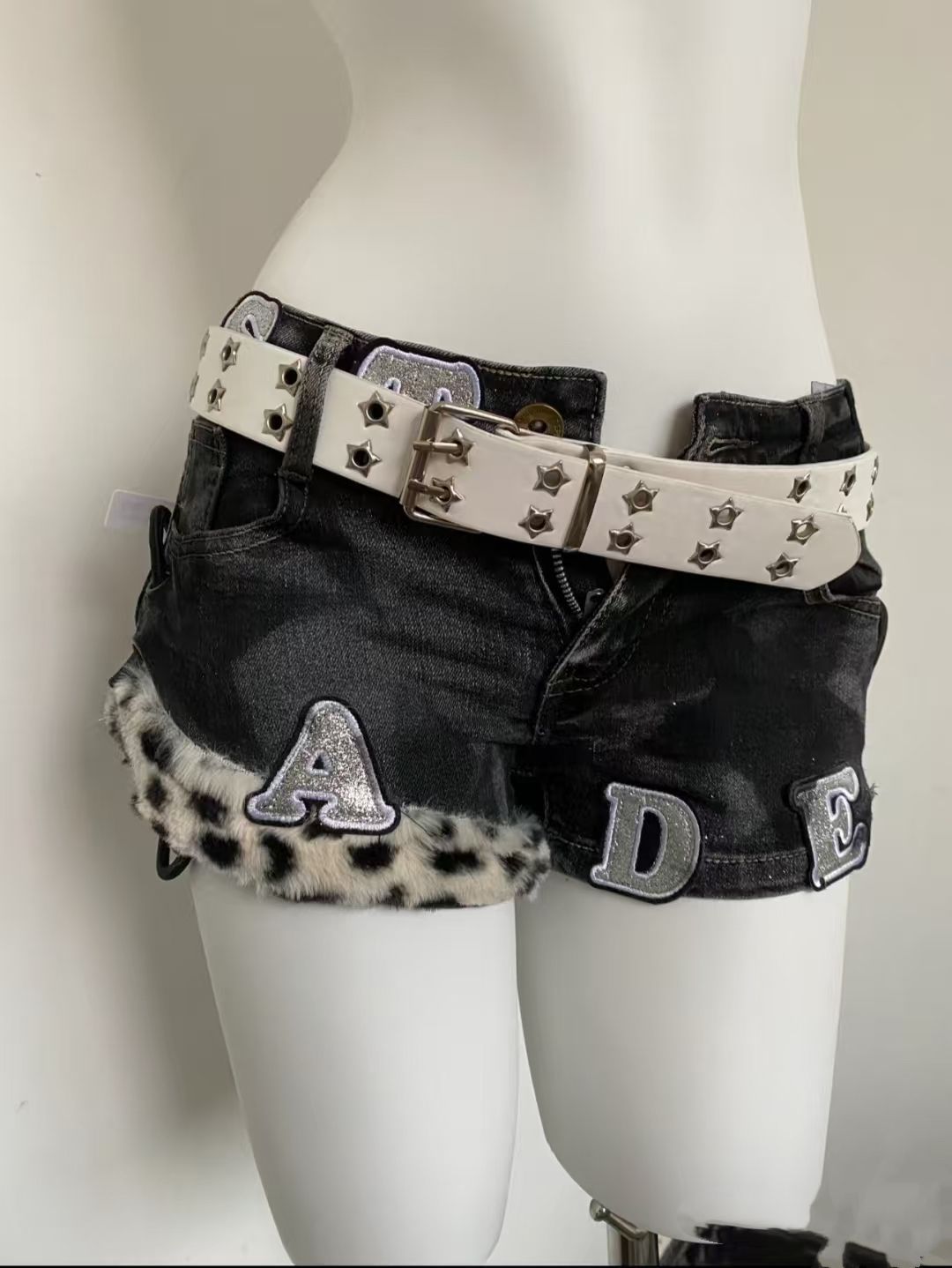 Y2k Embroidered Patch Denim Sh - Summer Clothing For Girls のレビューと価格