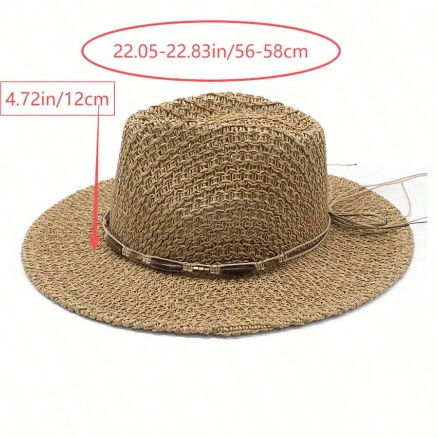 Wide Brim Straw Hat For Women  - Sun Hat Wide Brim のレビューと価格