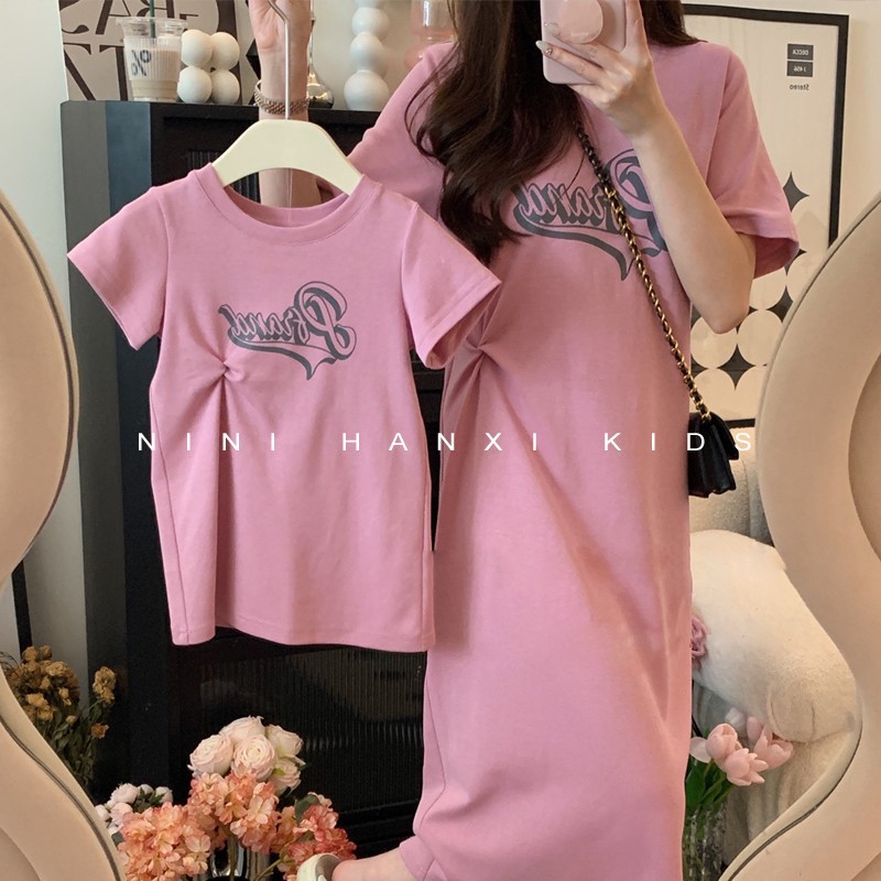 Summer Parent-child T-shirts C - Summer Clothing Looks のレビューと価格