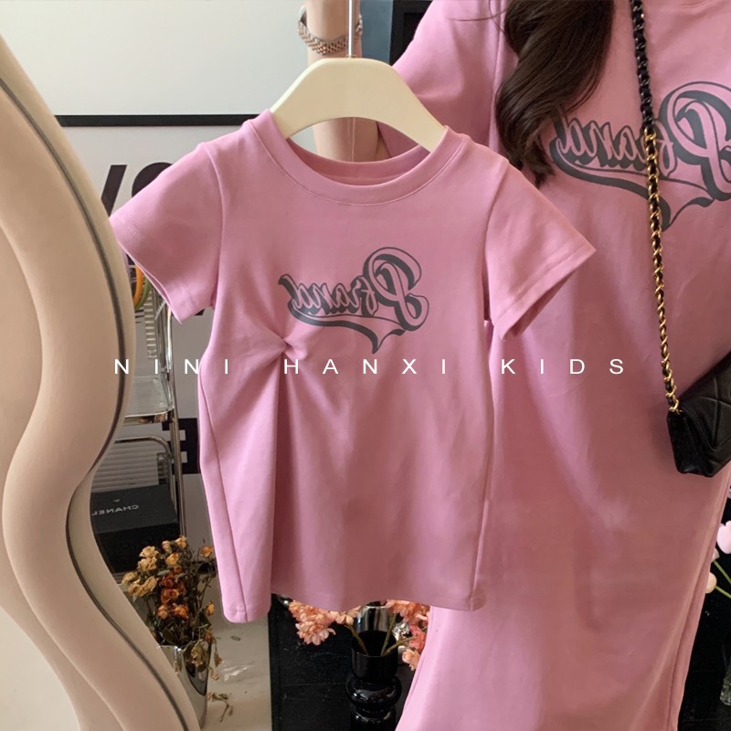 Summer Parent-child T-shirts C - Summer Clothing Looks のレビューと価格