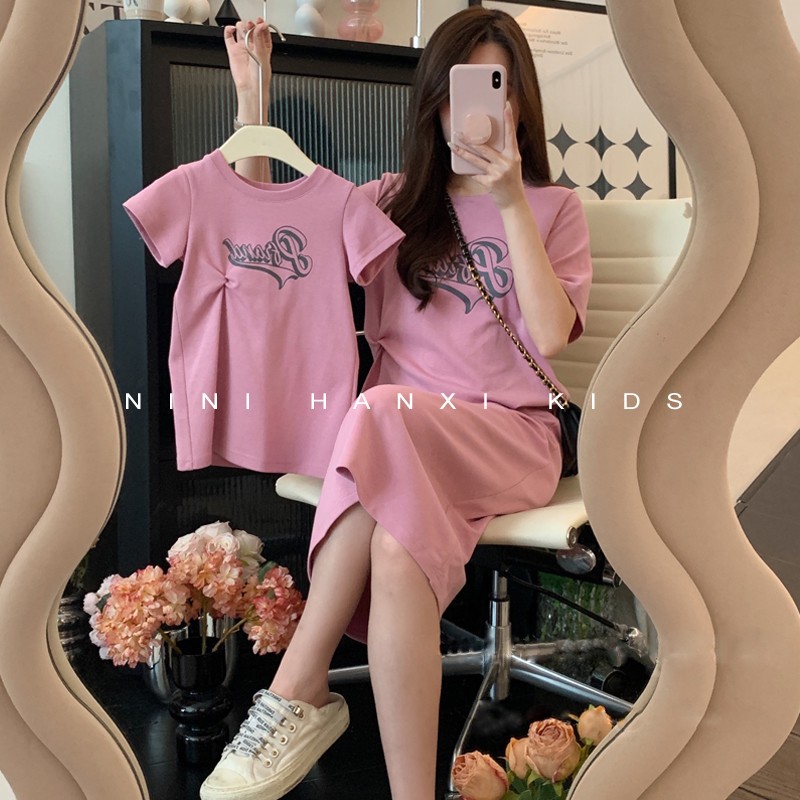 Summer Parent-child T-shirts C - Summer Clothing Looks のレビューと価格