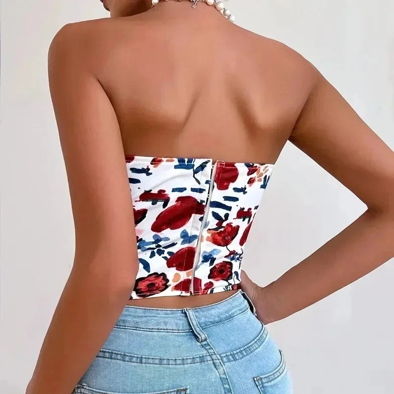Summer Y2K Red Rose Sleeveless - Summer Rose Clothing のレビューと価格