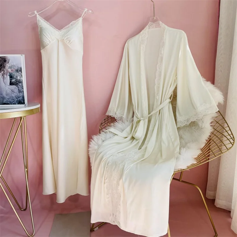New Female Long Robe Nightgown - Summer House Clothing のレビューと価格