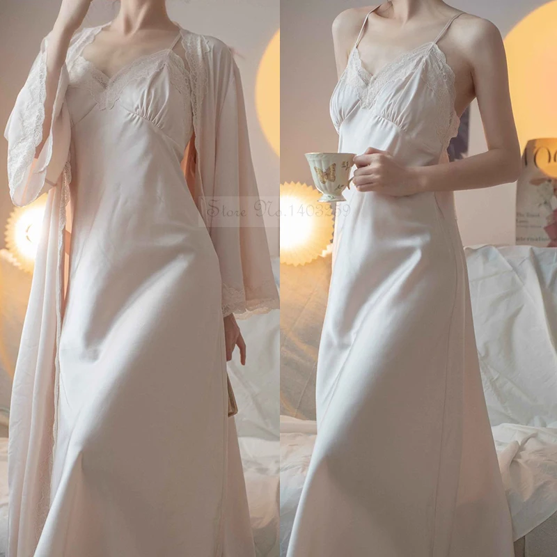 New Female Long Robe Nightgown - Summer House Clothing のレビューと価格