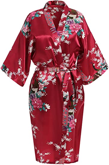 Rayon Robes Women Nightwear Fl - Summer House Clothing のレビューと価格