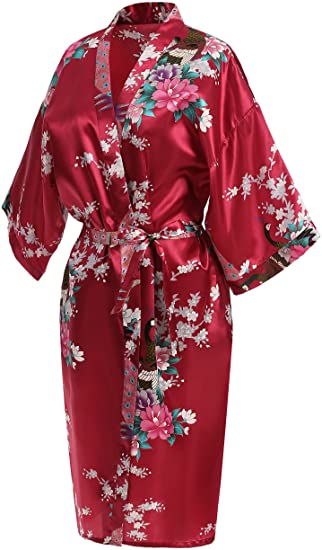 Rayon Robes Women Nightwear Fl - Summer House Clothing のレビューと価格