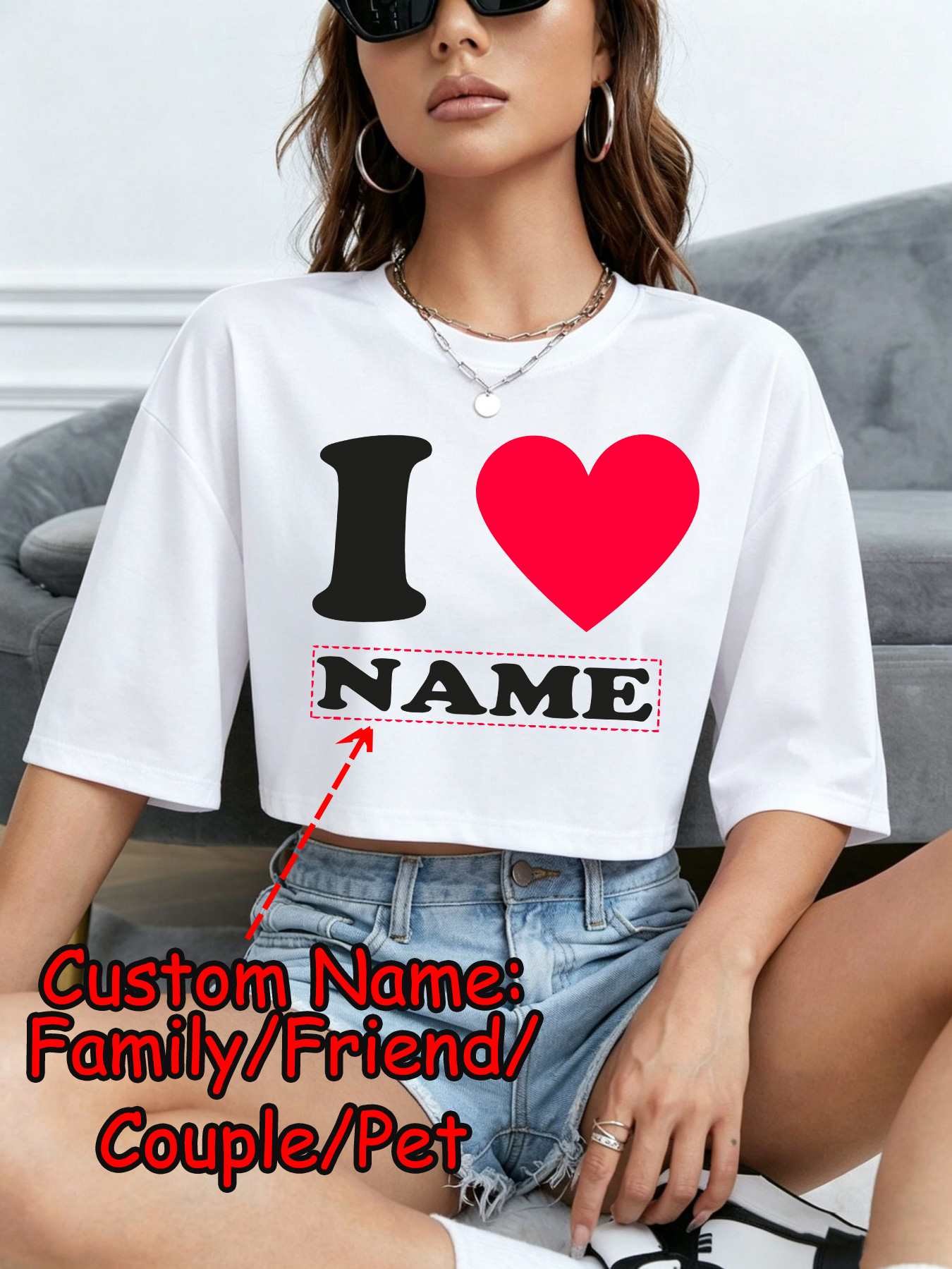 DIY Custom Name Couple Summer  - Summer Clothing Y2K のレビューと価格